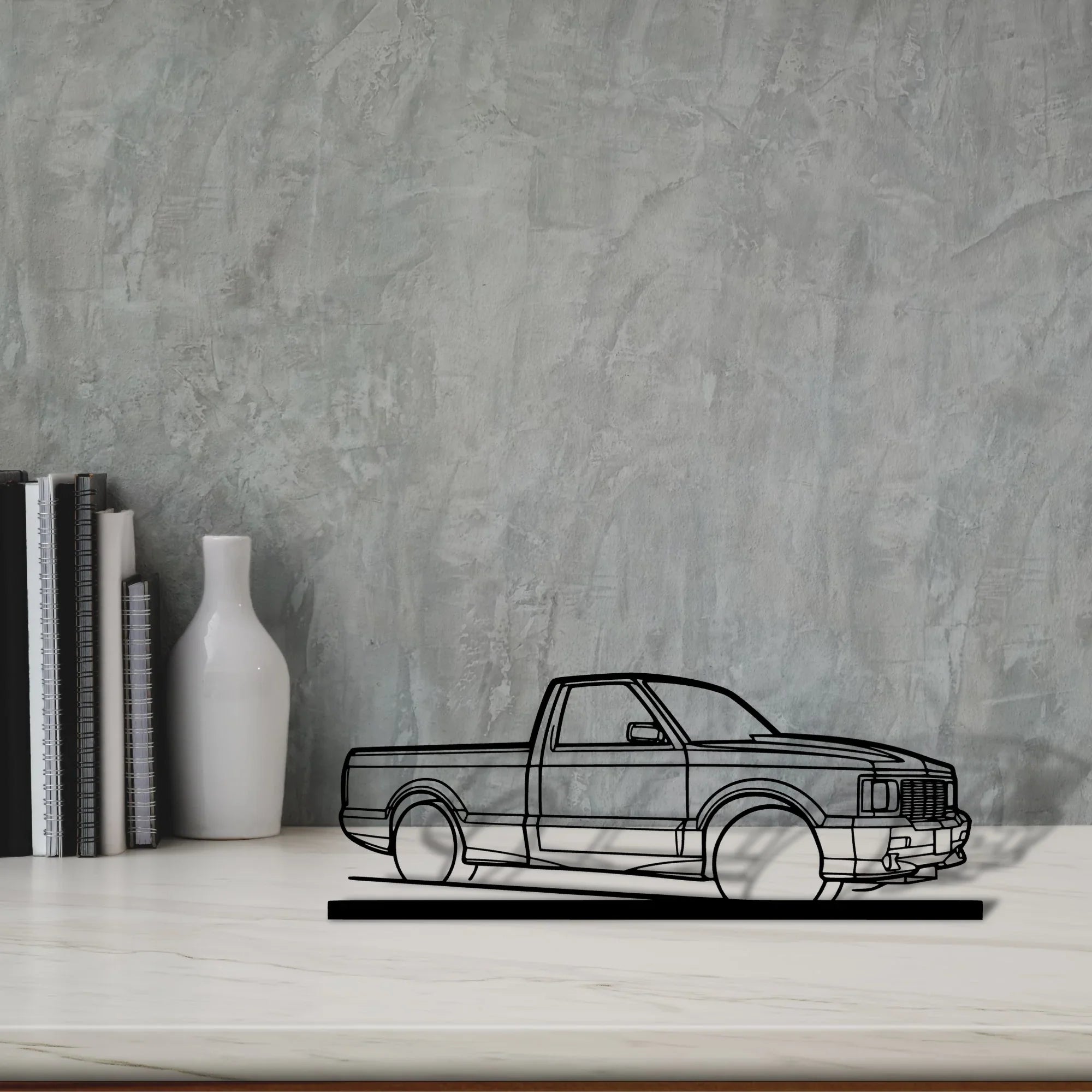 syc-1991 Silhouette Metal Art Stand - Turbo Silhouette