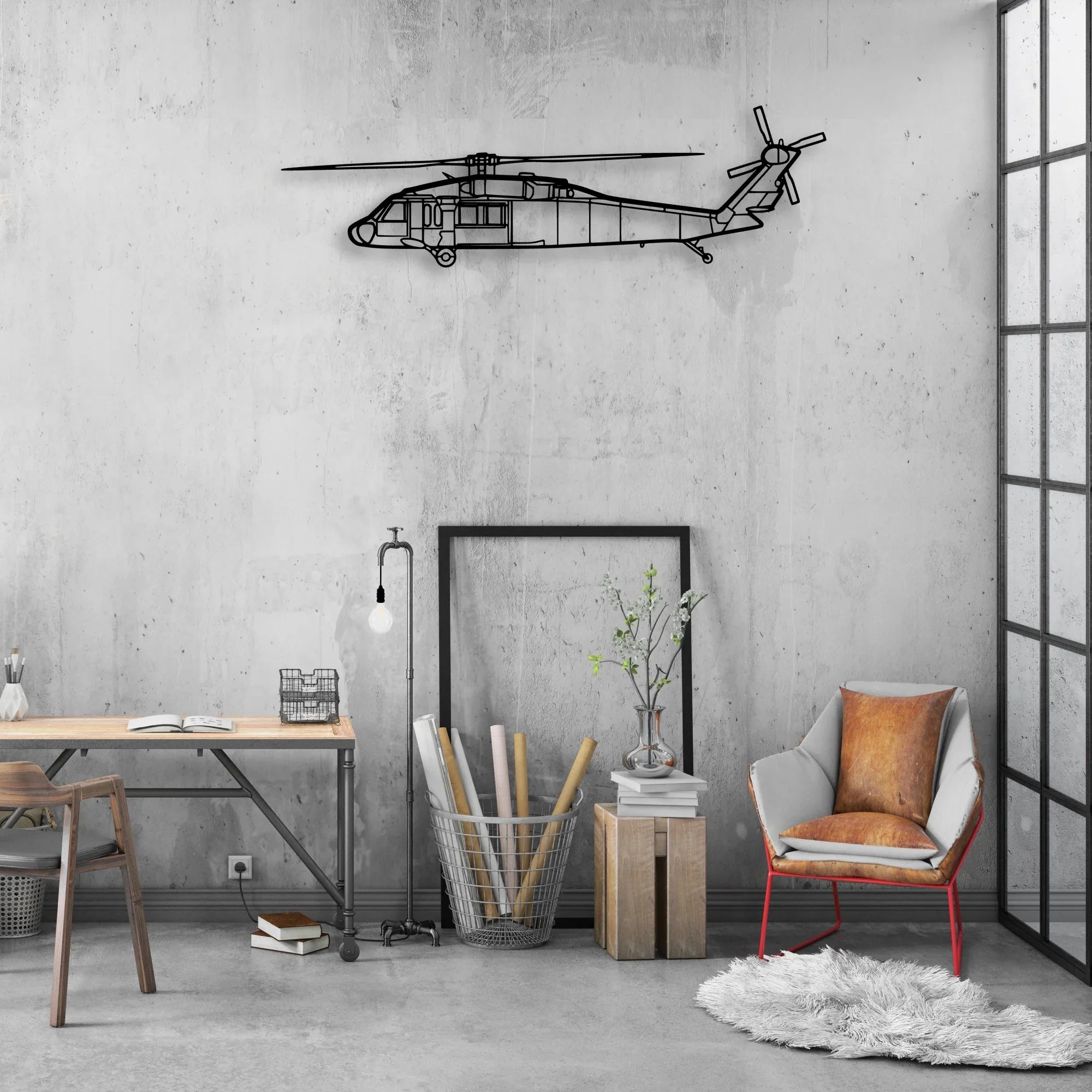 TBM-3N Classic Aircraft Silhouette Metal Wall Art - Aviation Hangar Decor