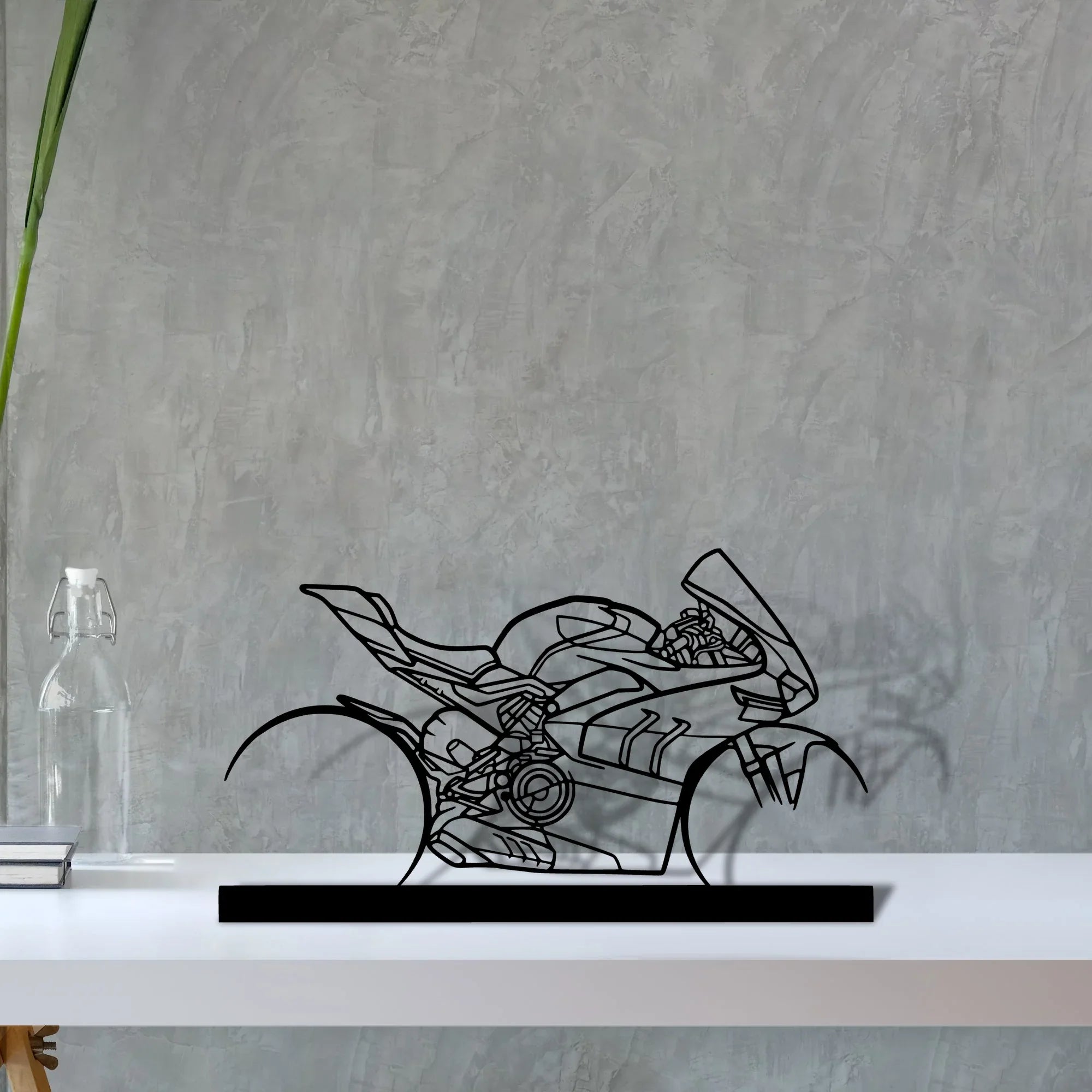 v4sp-2022 Silhouette Metal Art Stand - Turbo Silhouette