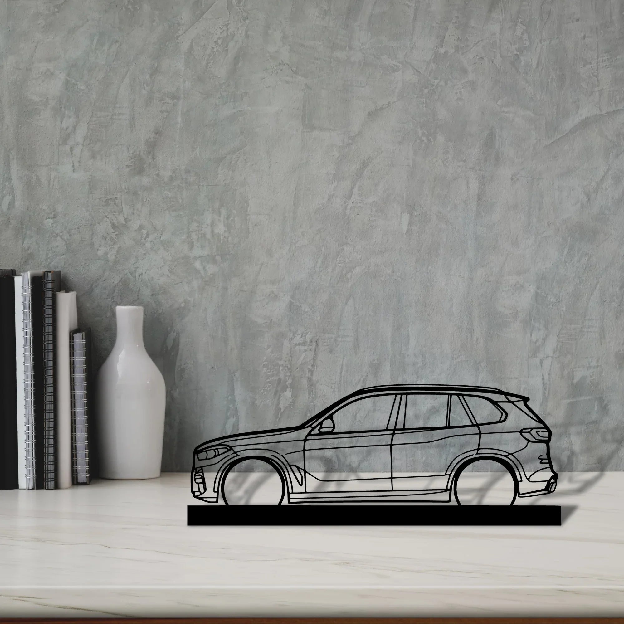 x5-g05 Silhouette Metal Art Stand - Turbo Silhouette
