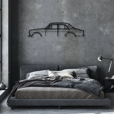 121 Classic Silhouette Metal Wall Art - Automotive Garage Decor