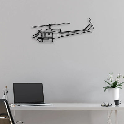 150 5 Classic Aircraft Silhouette Metal Wall Art - Aviation Hangar Decor