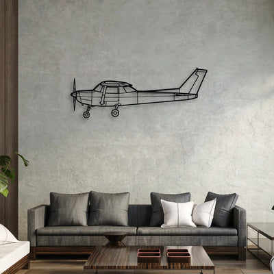 152 Classic Aircraft Silhouette Metal Wall Art - Aviation Hangar Decor