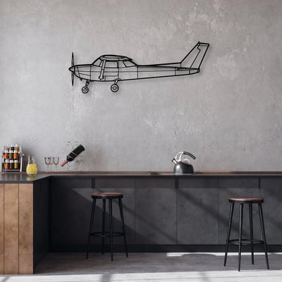 152 Classic Aircraft Silhouette Metal Wall Art - Aviation Hangar Decor