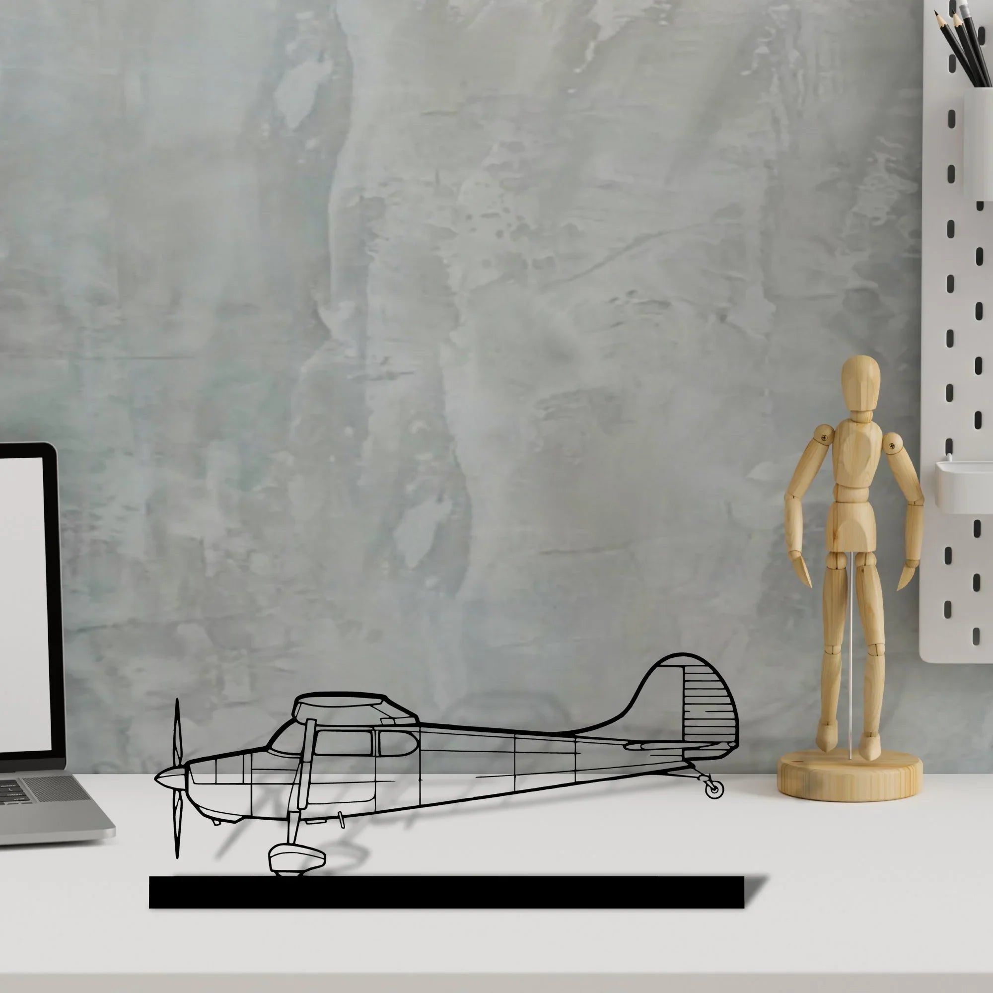 170b-10 Silhouette Metal Art Stand - Turbo Silhouette