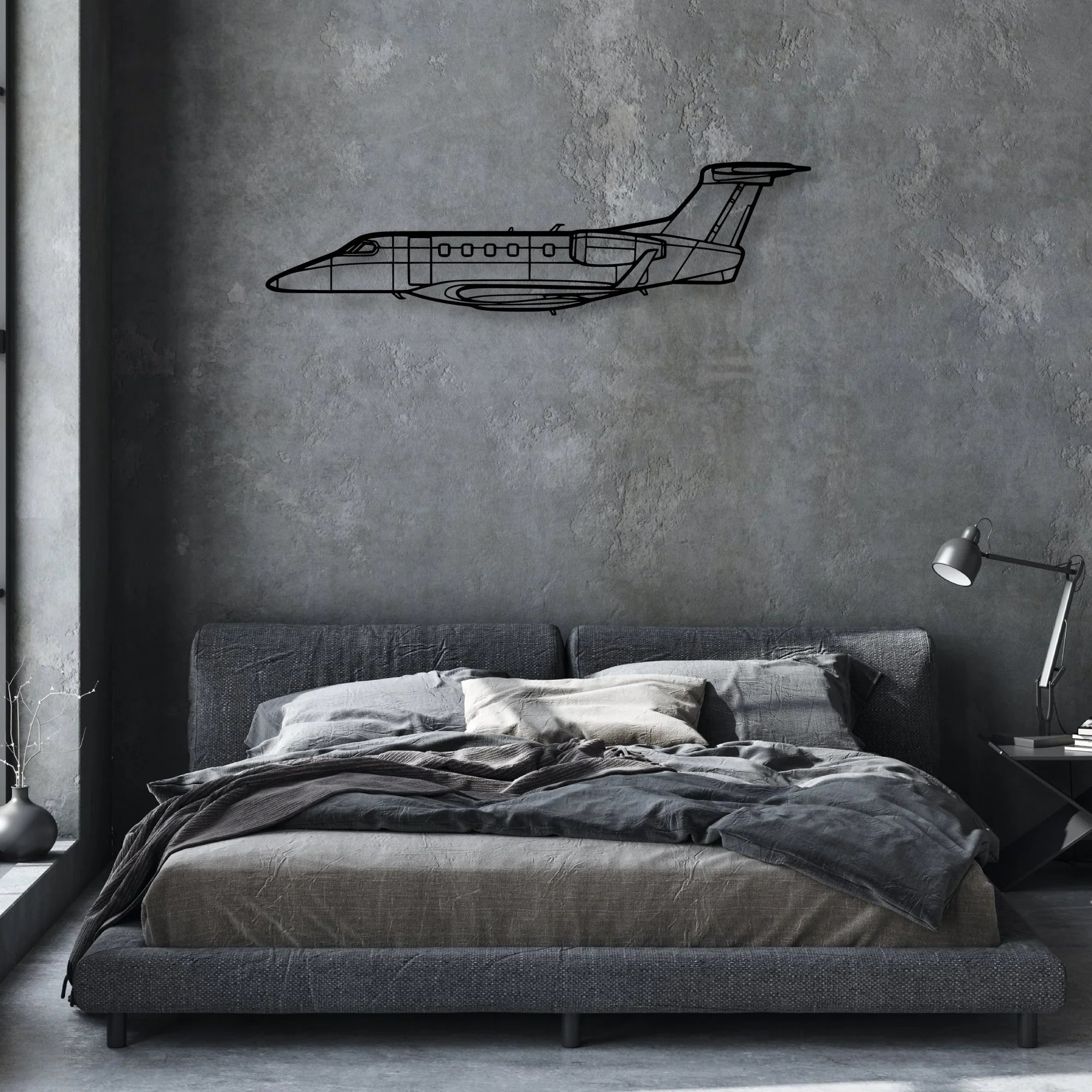 170B Float Classic Aircraft Silhouette Metal Wall Art - Aviation Hangar Decor