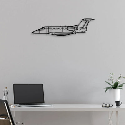 170B Float Classic Aircraft Silhouette Metal Wall Art - Aviation Hangar Decor