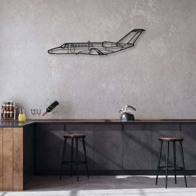 180K 3 Classic Aircraft Silhouette Metal Wall Art - Aviation Hangar Decor