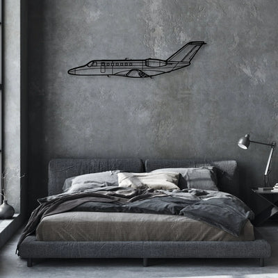 180K 4 Classic Aircraft Silhouette Metal Wall Art - Aviation Hangar Decor