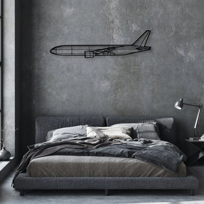 182H Skylane Classic Aircraft Silhouette Metal Wall Art - Aviation Hangar Decor