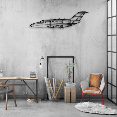 182P Skylane Classic Aircraft Silhouette Metal Wall Art - Aviation Hangar Decor