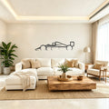 1988 Formula 1 Classic Silhouette Metal Wall Art - Classic Car Garage Decor