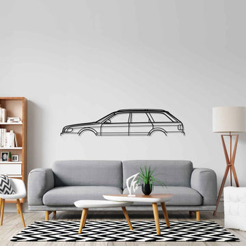 S6 C4 1996 Classic Silhouette Metal Wall Art