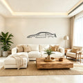 2002 Eclipse Classic Silhouette Metal Wall Art - Classic Car Garage Decor
