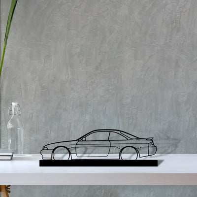 200sx-s14 Silhouette Metal Art Stand - Turbo Silhouette
