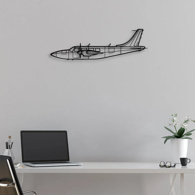 201 Standard Libelle 4 Classic Aircraft Silhouette Metal Wall Art - Aviation Hangar Decor