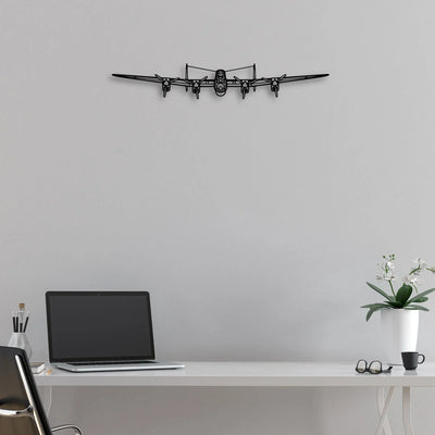 201 Standard Libelle 5 Classic Aircraft Silhouette Metal Wall Art - Aviation Hangar Decor
