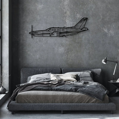 201 Standard Libelle Classic Aircraft Silhouette Metal Wall Art - Aviation Hangar Decor