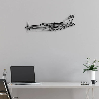 201 Standard Libelle Classic Aircraft Silhouette Metal Wall Art - Aviation Hangar Decor