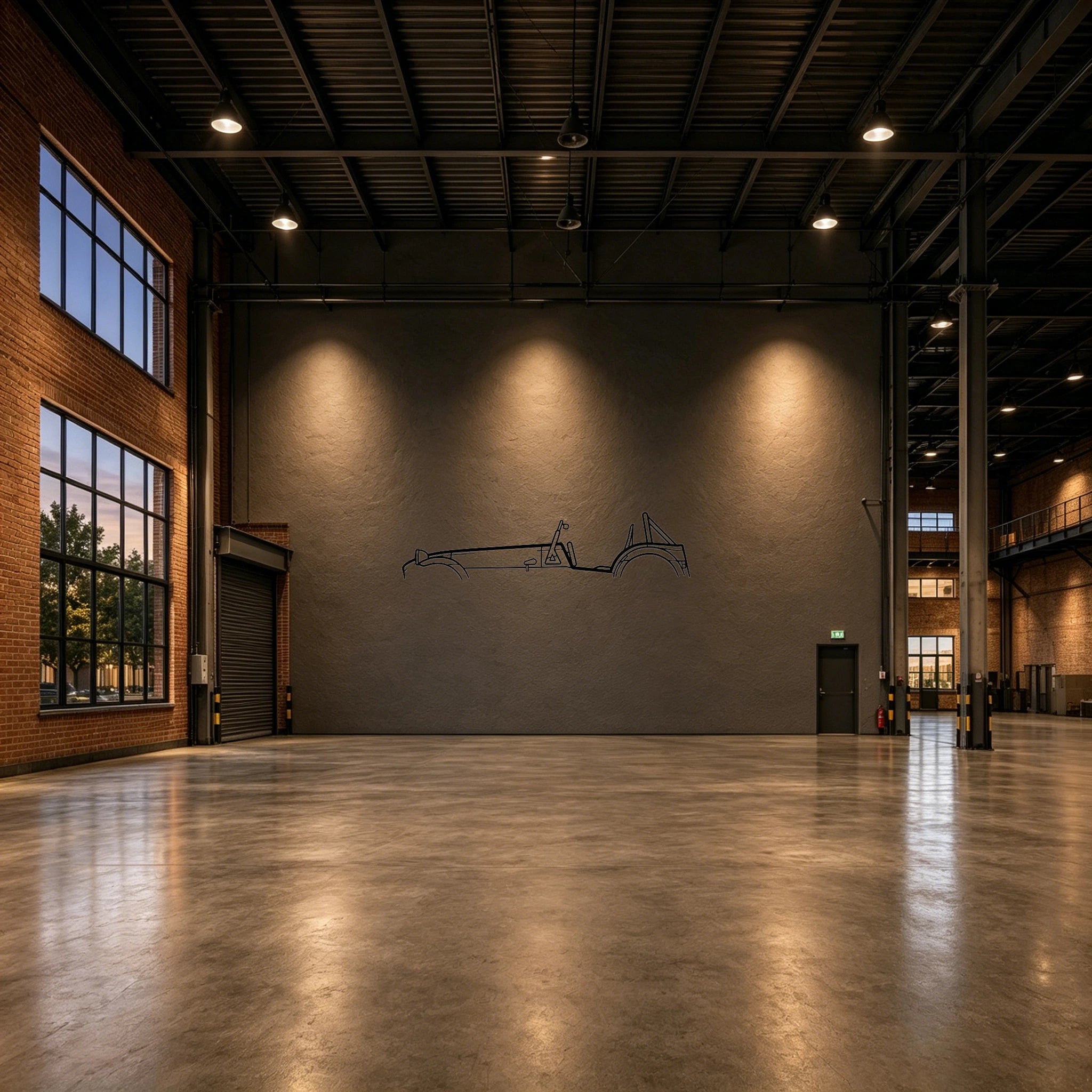 2013 620R Classic Silhouette Metal Wall Art - Classic Car Garage Decor