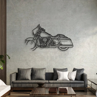 2015 Harley-Davidson Street Glide Special Classic Motorcycle Silhouette Metal Wall Art - Moto Garage Decor