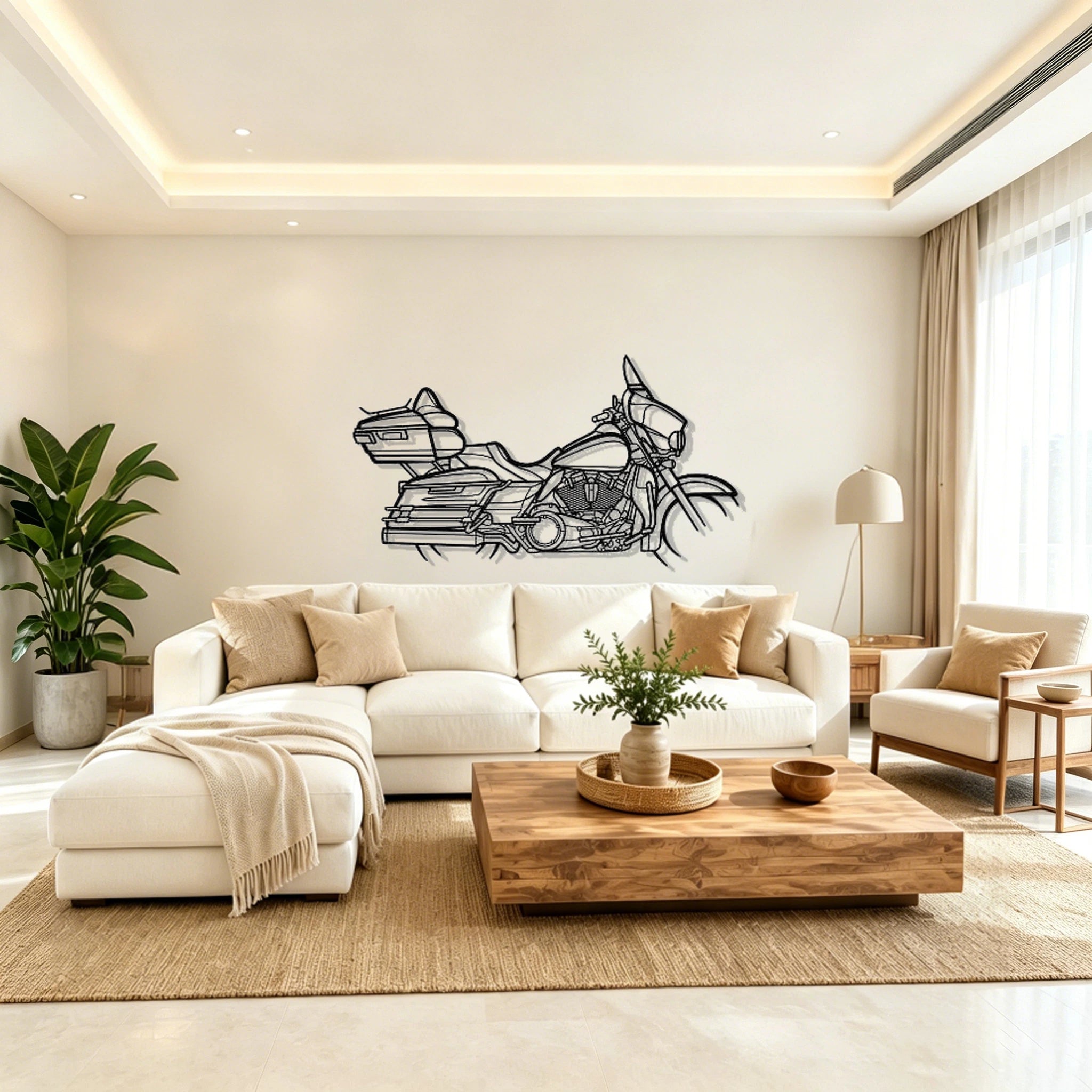 2022 Ultra Limited Silhouette Metal Wall Art - Classic Car Garage Decor