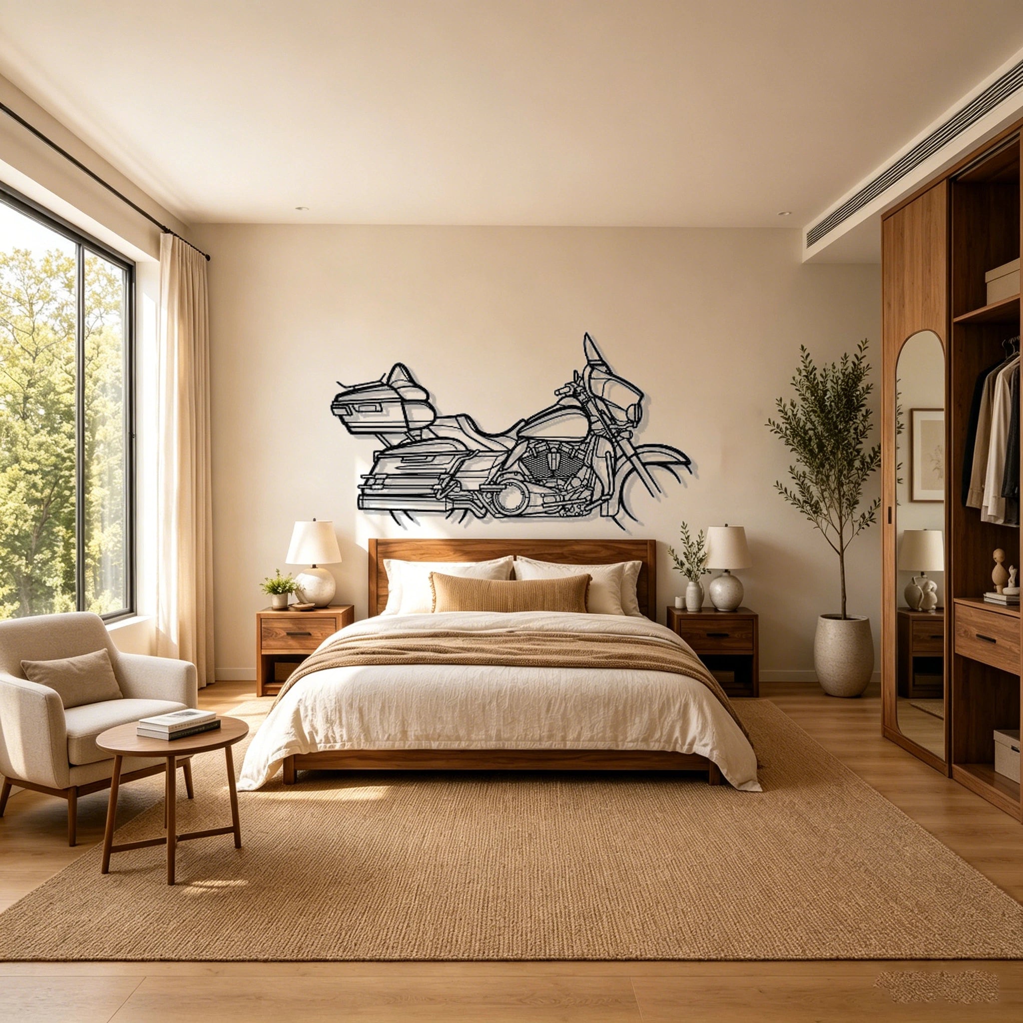 2022 Ultra Limited Silhouette Metal Wall Art - Classic Car Garage Decor