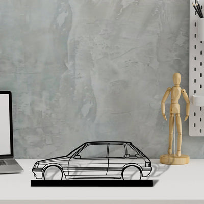205-gti Silhouette Metal Art Stand - Turbo Silhouette