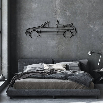 205 CTI 1988 Classic Silhouette Metal Wall Art - Automotive Garage Decor