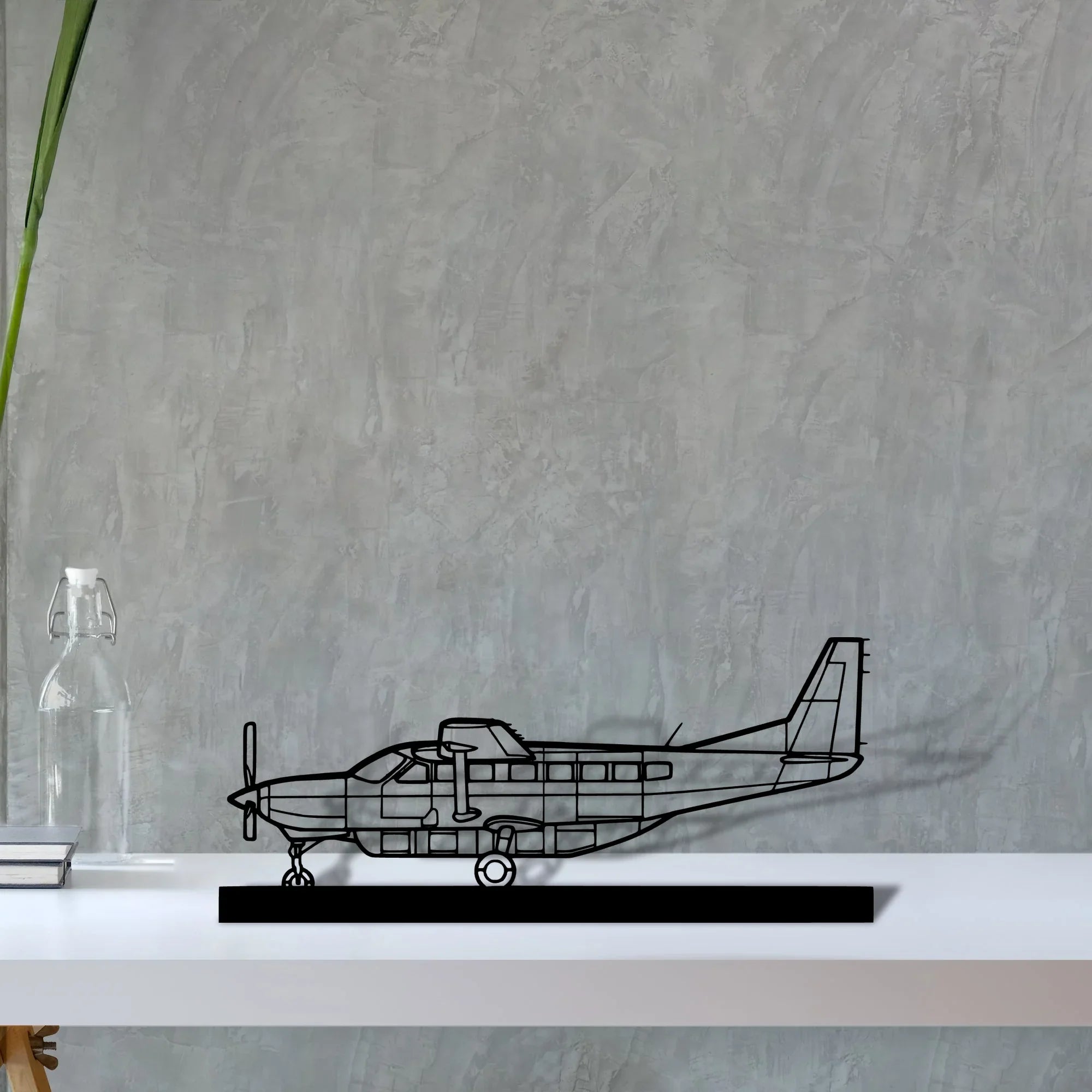 208-caravan Silhouette Metal Art Stand - Turbo Silhouette