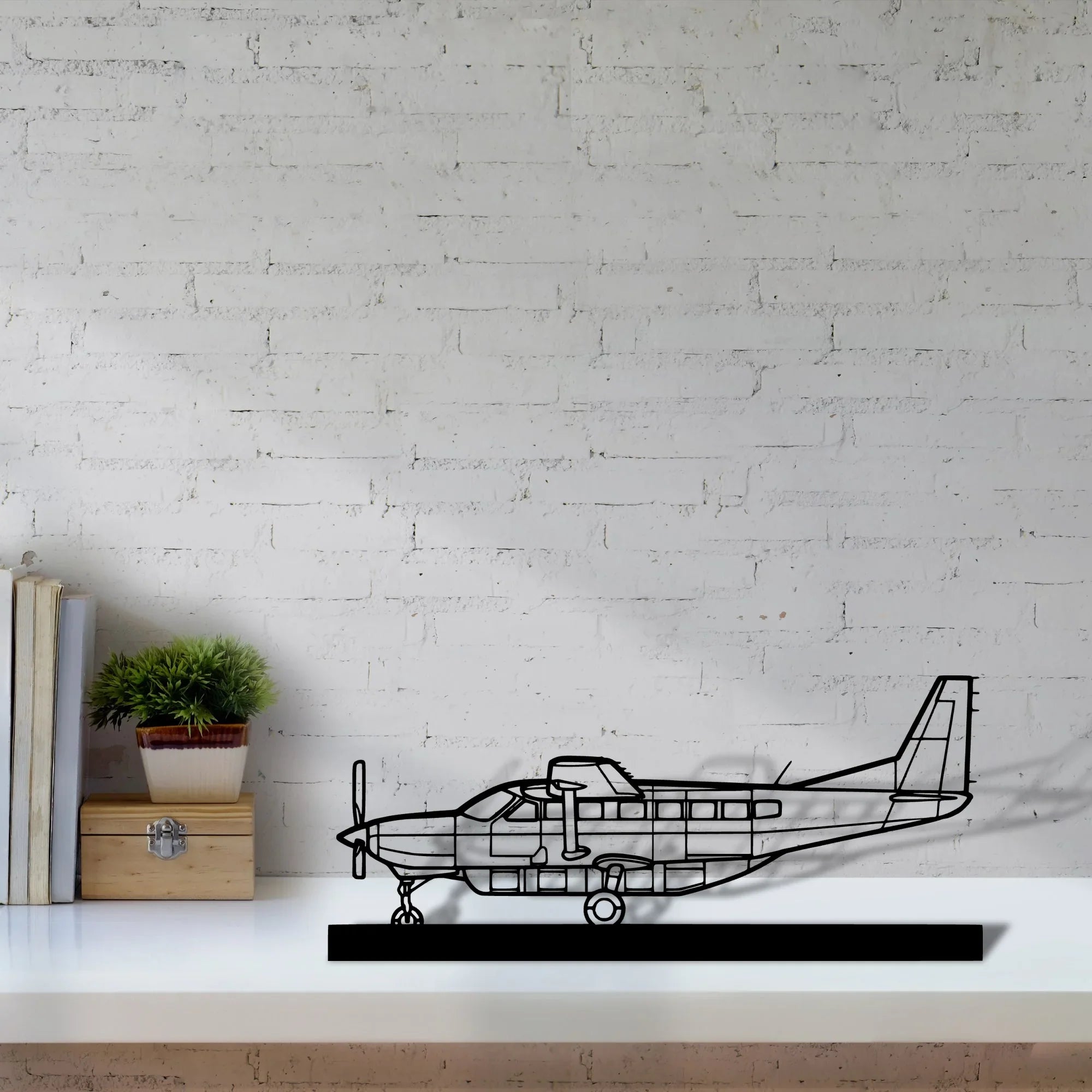 208-caravan Silhouette Metal Art Stand - Turbo Silhouette