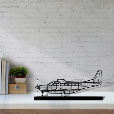 208-caravan Silhouette Metal Art Stand - Turbo Silhouette