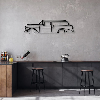210 Handyman 1956 Classic Silhouette Metal Wall Art - Automotive Garage Decor