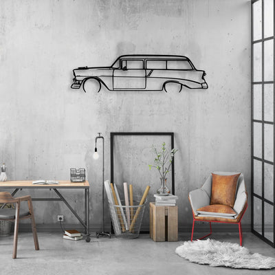 210 Handyman 1956 Classic Silhouette Metal Wall Art - Automotive Garage Decor