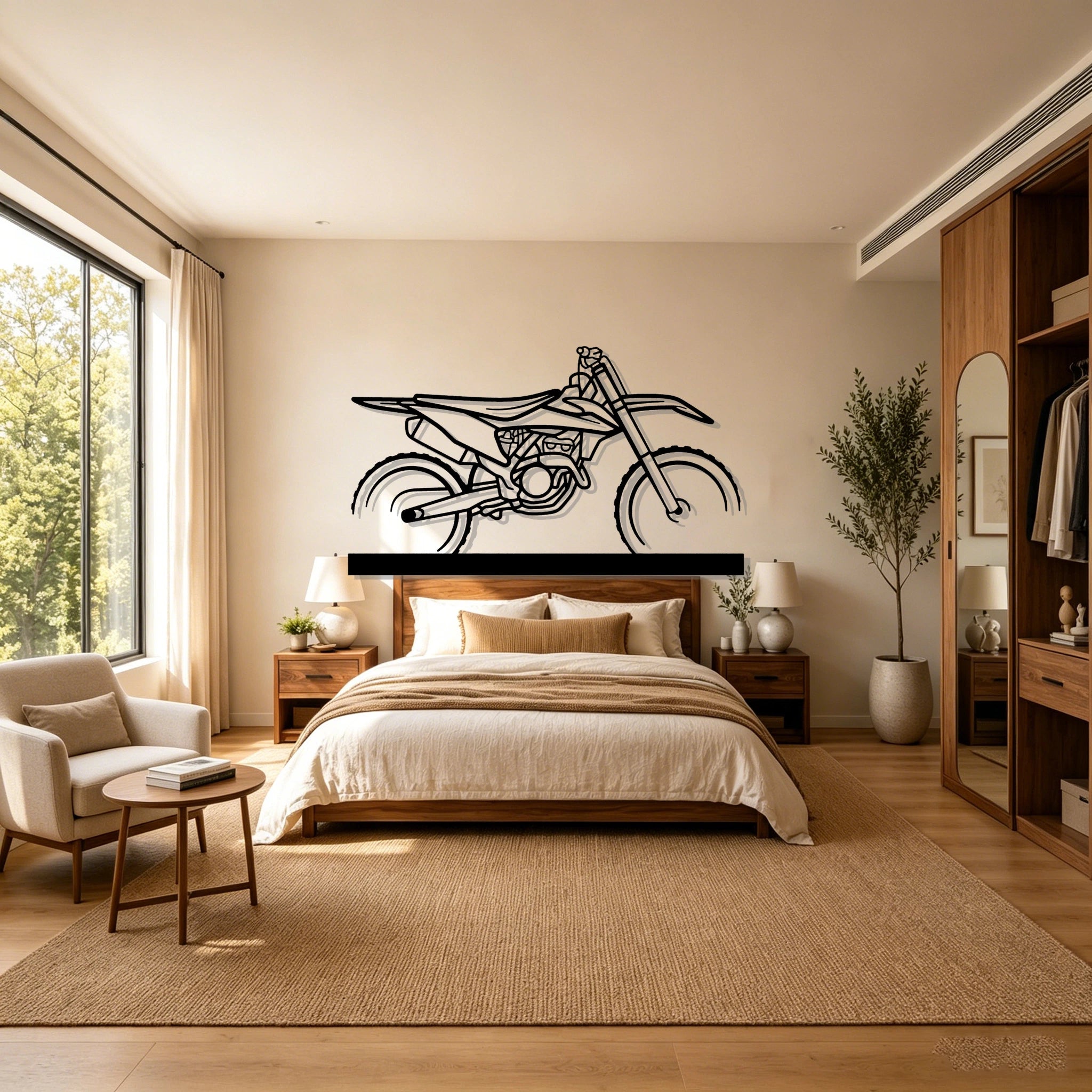 250 SX-F Silhouette Metal Art Stand - Classic Car Garage Decor