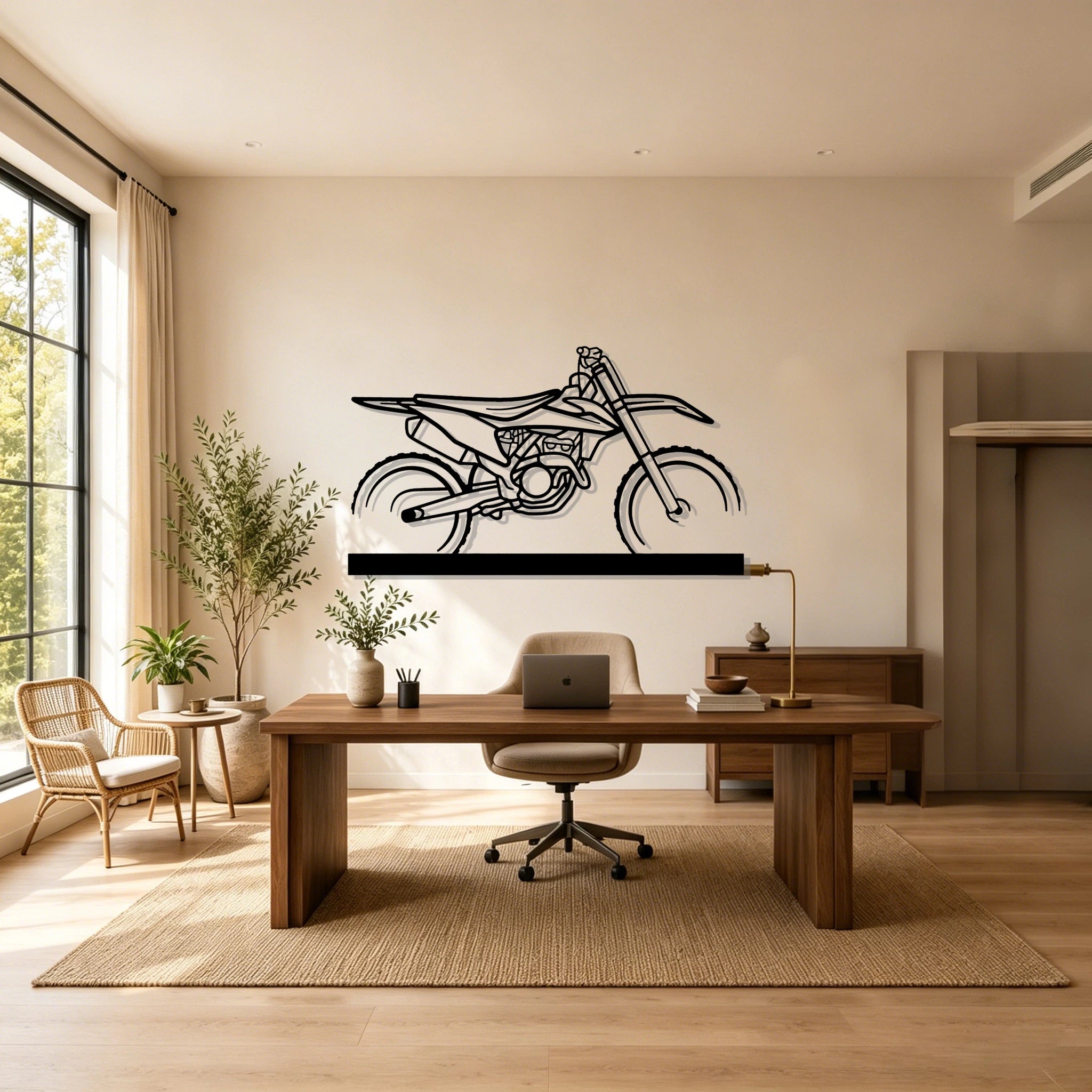 250 SX-F Silhouette Metal Art Stand - Classic Car Garage Decor