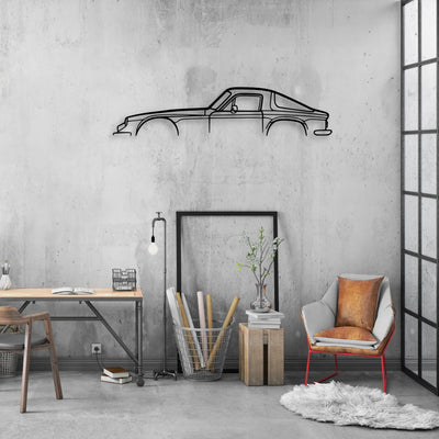 2500M 1974 Classic Silhouette Metal Wall Art - Automotive Garage Decor