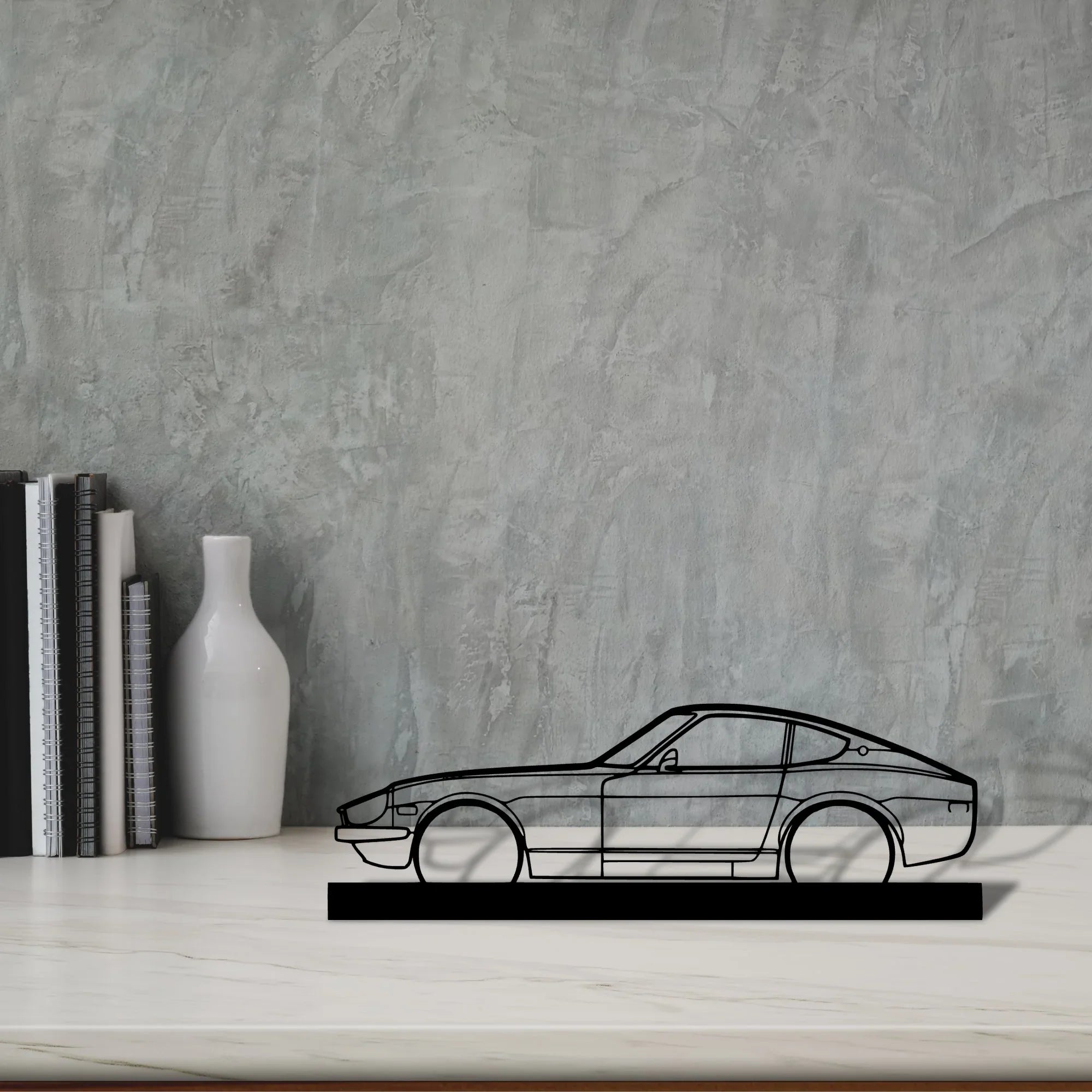 280z-coupe Silhouette Metal Art Stand - Turbo Silhouette