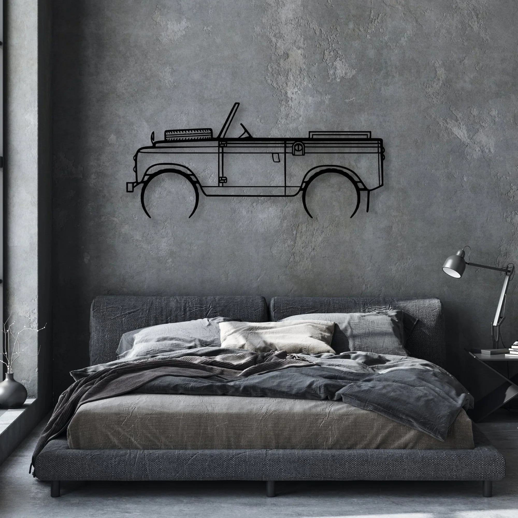 2A 1962 Classic Silhouette Metal Wall Art - Automotive Garage Decor