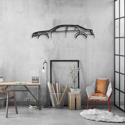 300 S 2016 Classic Silhouette Metal Wall Art - Automotive Garage Decor