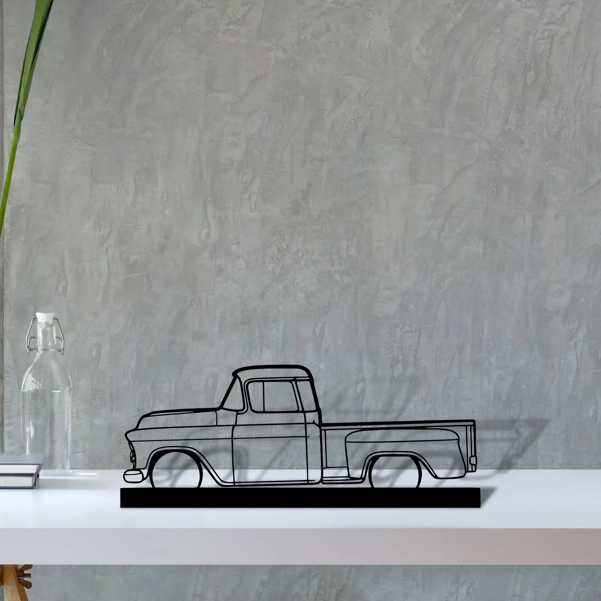 3100-1957 Silhouette Metal Art Stand - Turbo Silhouette