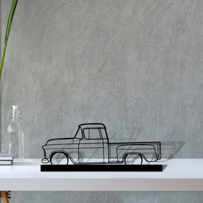 3100-1957 Silhouette Metal Art Stand - Turbo Silhouette