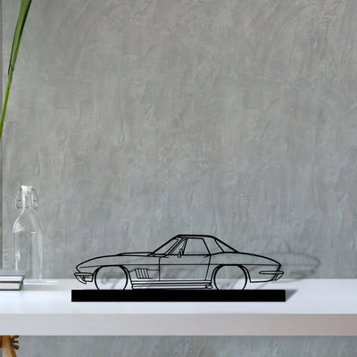 327-1967 Silhouette Metal Art Stand - Turbo Silhouette
