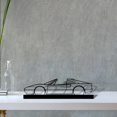 328-gts Silhouette Metal Art Stand - Turbo Silhouette