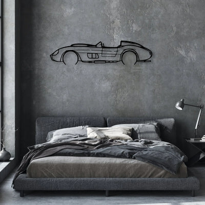 335S 1957 Classic Silhouette Metal Wall Art - Automotive Garage Decor