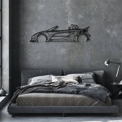 340R 2002 Classic Silhouette Metal Wall Art - Automotive Garage Decor