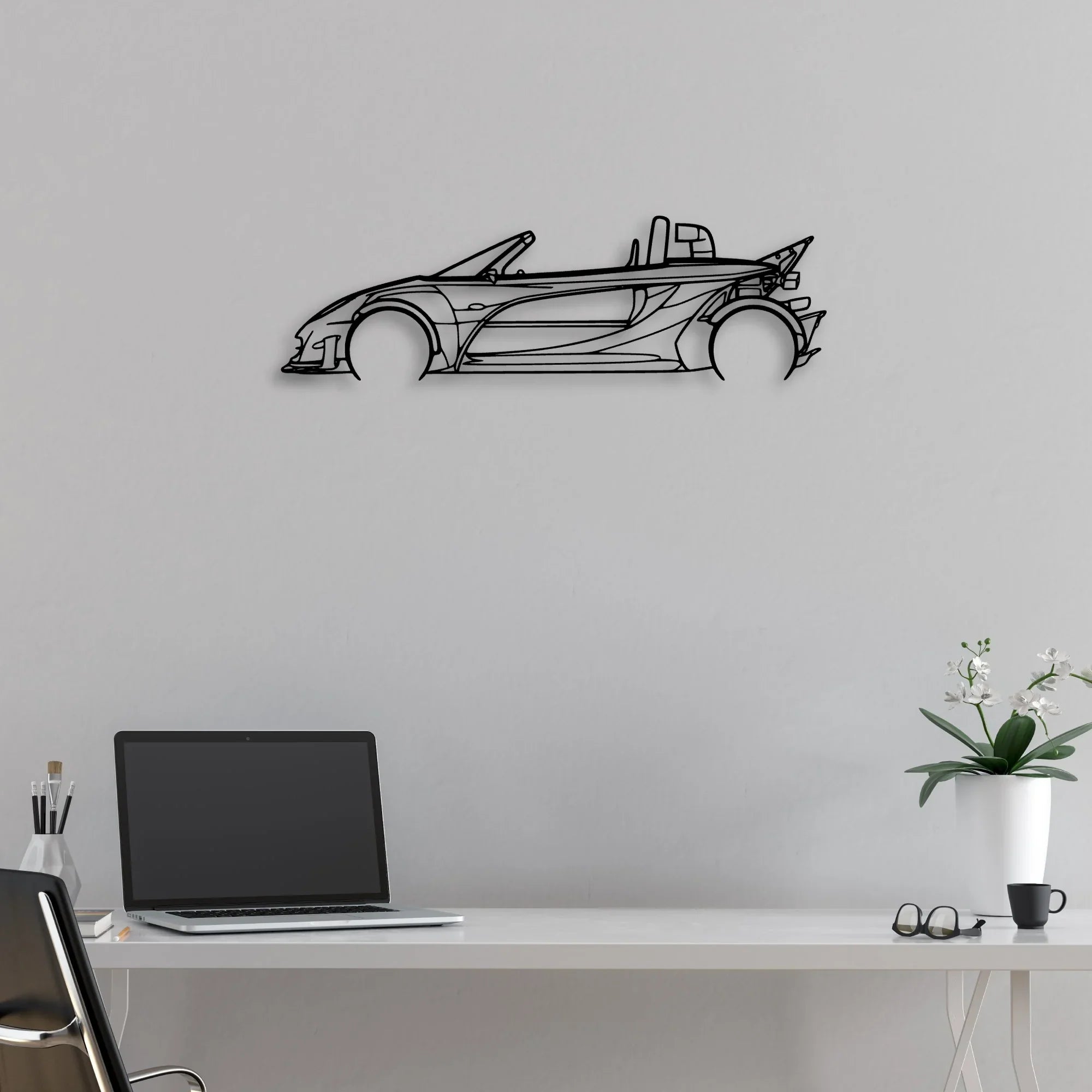 340R 2002 Classic Silhouette Metal Wall Art - Automotive Garage Decor