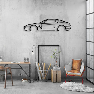 456 GT 1995 Classic Silhouette Metal Wall Art - Automotive Garage Decor