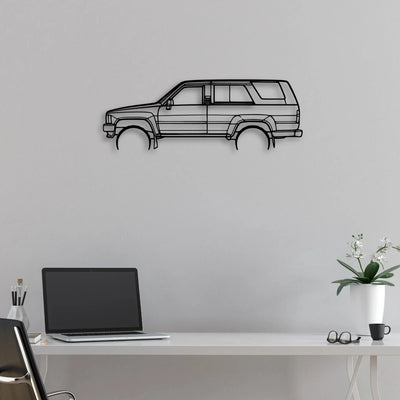 4Runner 1989 Classic Silhouette Metal Wall Art - Automotive Garage Decor