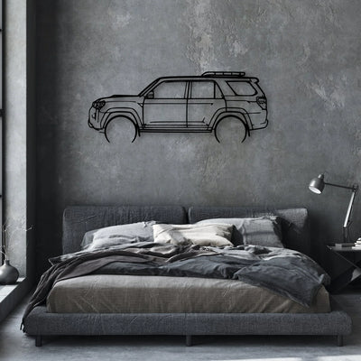 4Runner TRD Pro 2022 Classic Silhouette Metal Wall Art - Automotive Garage Decor